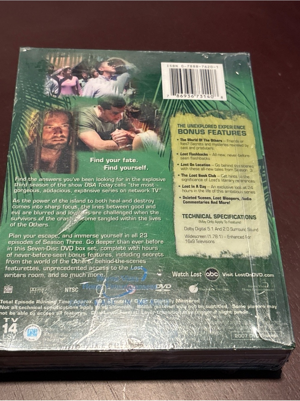 LOST The Complete Third Season DVD Box Set - Sealed with Slipcase - Picture 2 of 3
